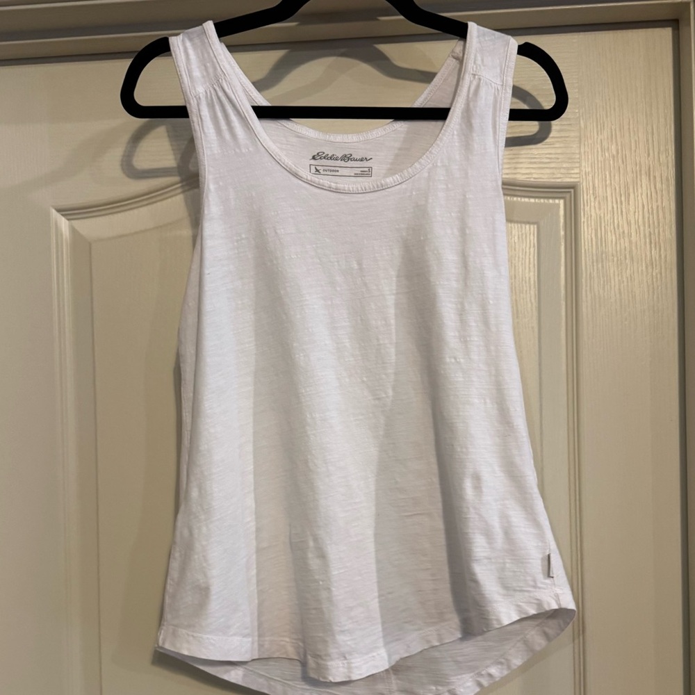 Eddie Bauer Women's Classic White Tank Top, never worn